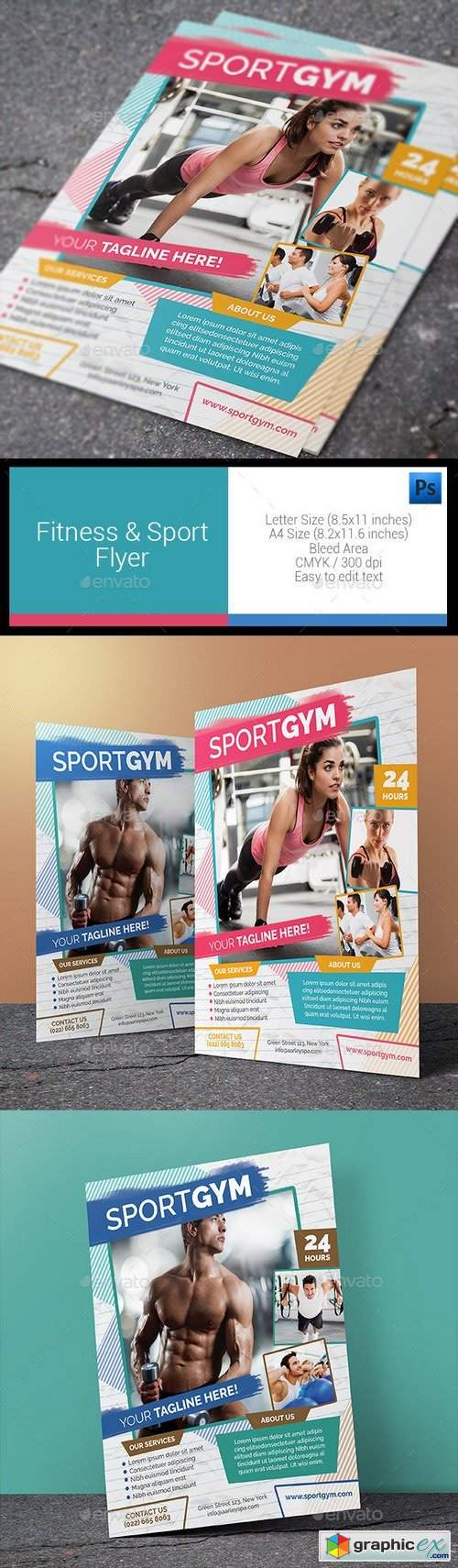 Fitness & Sport Flyer 11333702