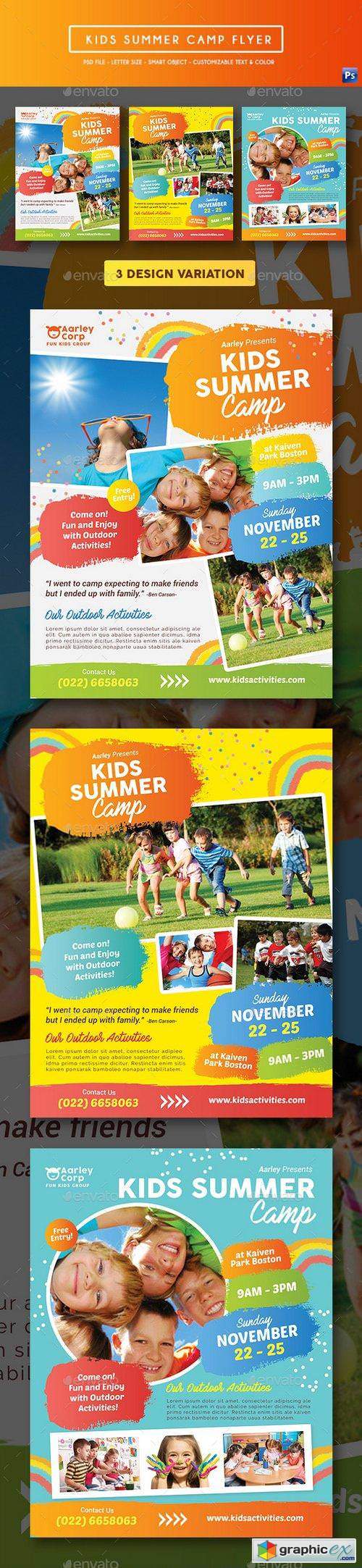 Kids Summer Camp Flyer 19299847