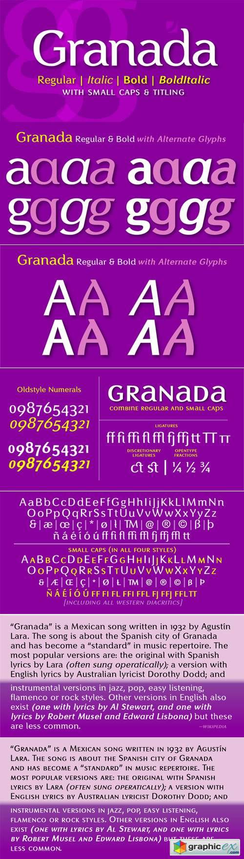 Granada - 4 Fonts