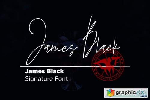 James Black Font