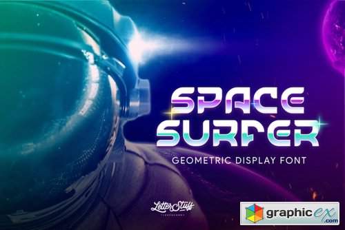 Space Surfer Font Family - 4 Fonts