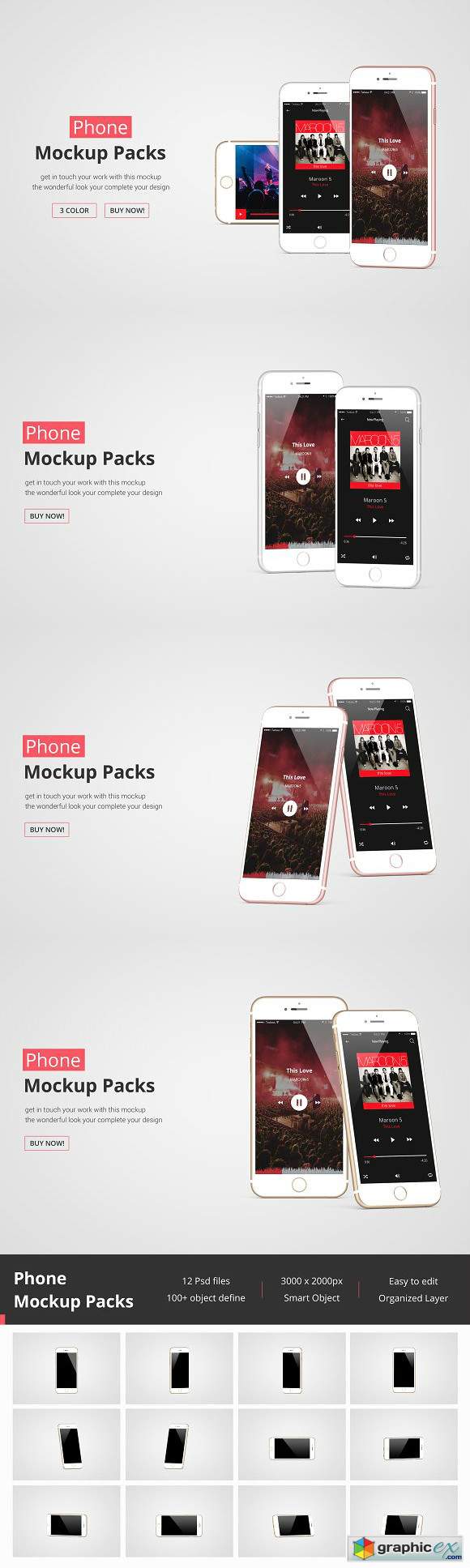 iPhone Mockup Packs