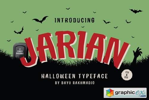 JARIAN ; Halloween Typeface