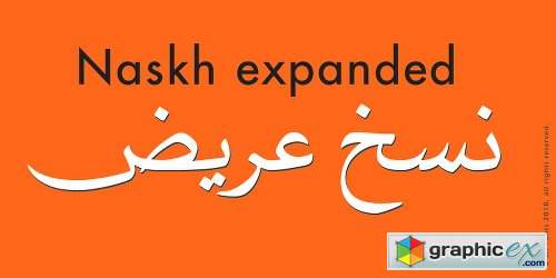 JH Naskh Expanded Font