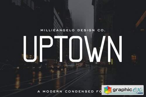 MDC Uptown - A Modern Condensed Font