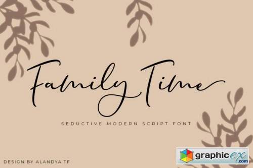 Family Time Font