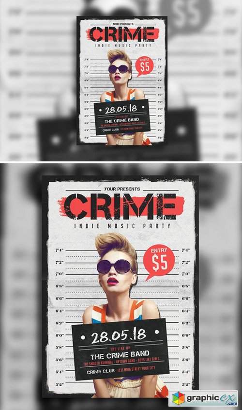 Indie Crime Poster/Flyer