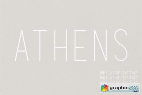 Athens A Multi-Weight Font