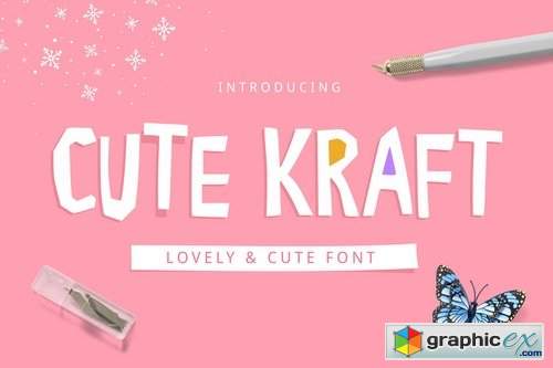 Cute Kraft Fonts