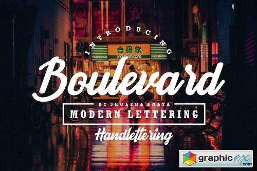 Boulevard - Modern Lettering