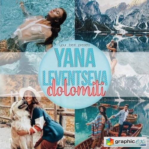 Yana Leventseva - Dolomiti Desktop & Mobile Presets