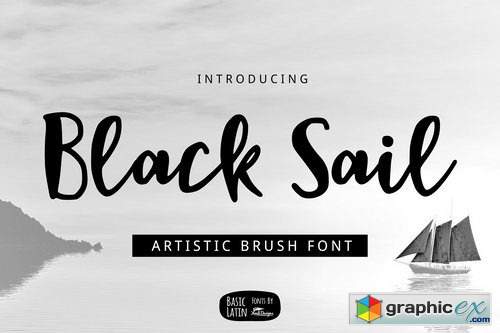 Black Sail Brush Font