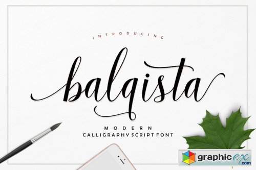 Balqista Script Font