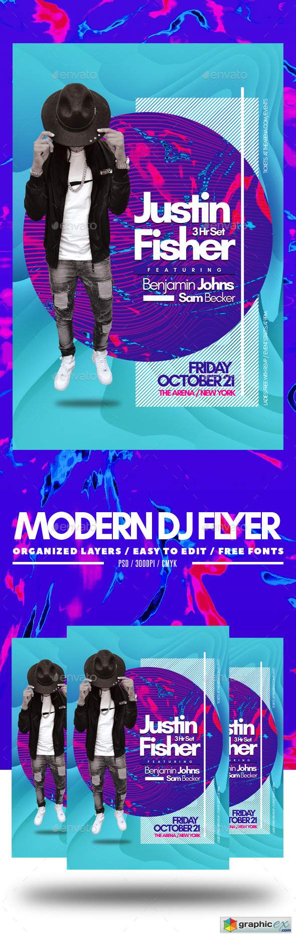 Modern DJ Flyer