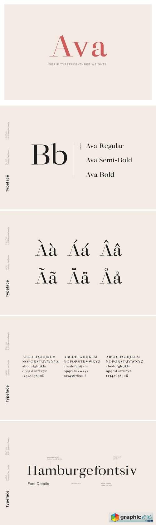 Ava - A Classy Serif Typeface