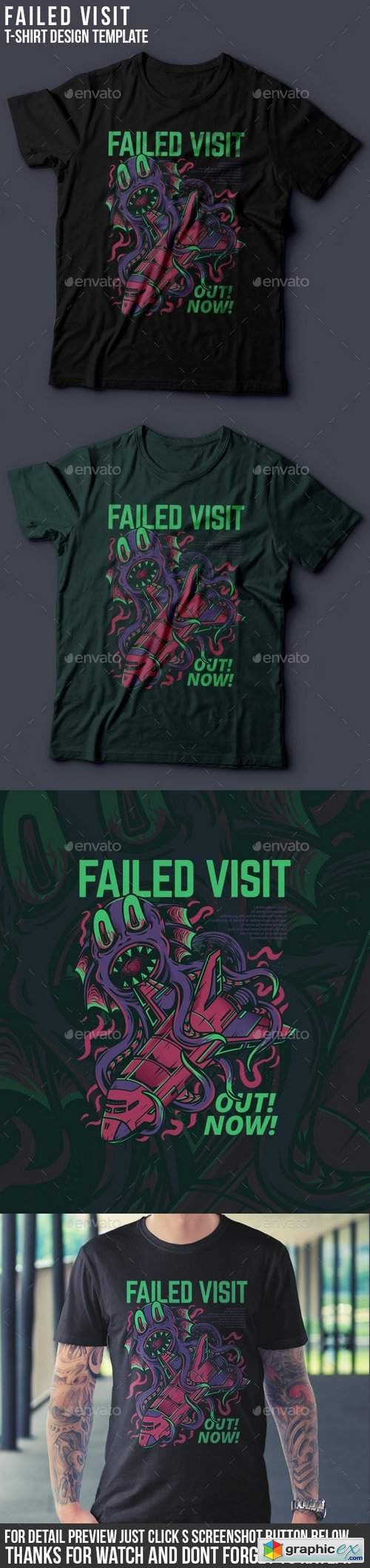 Failed Visit T-Shirt Design