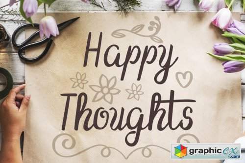 Happy Thoughts Font