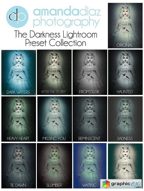 Amanda Diaz - The Darkness Collection Lightroom Presets