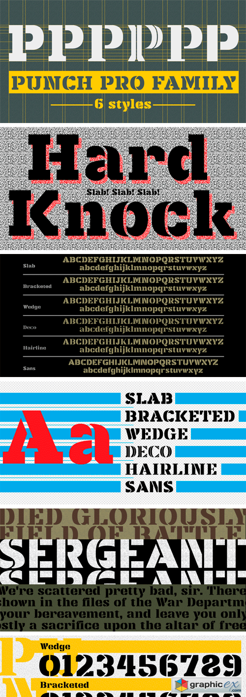 Punch Pro Font Family