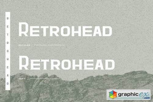 Retrohead Typeface