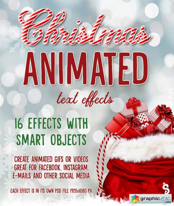 Christmas Animated Text Effects