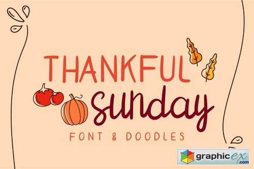 Thankful Sunday - 2 Fonts