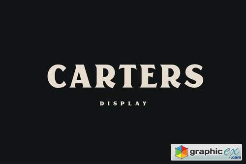 Carters Display Font