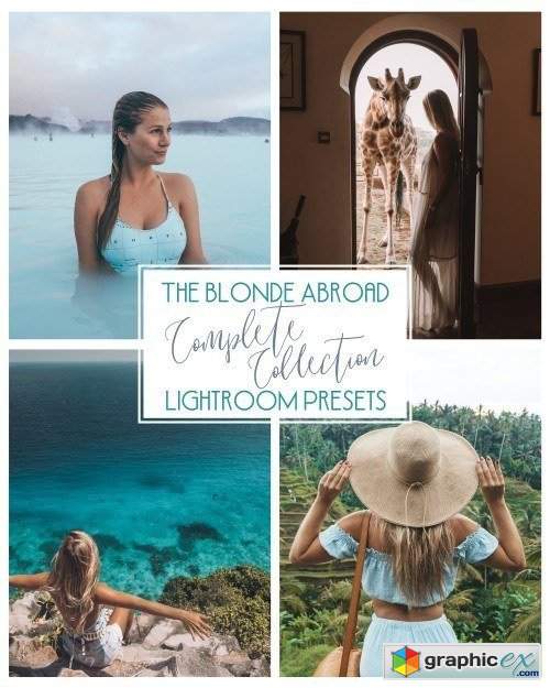The Blonde Abroad Complete Collection Lightroom Presets