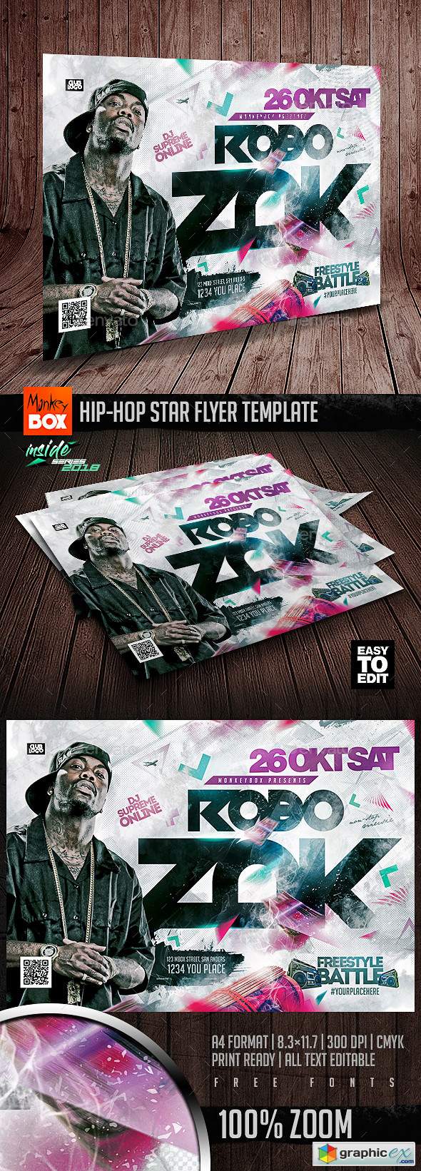 Hip-Hop Star Flyer Template