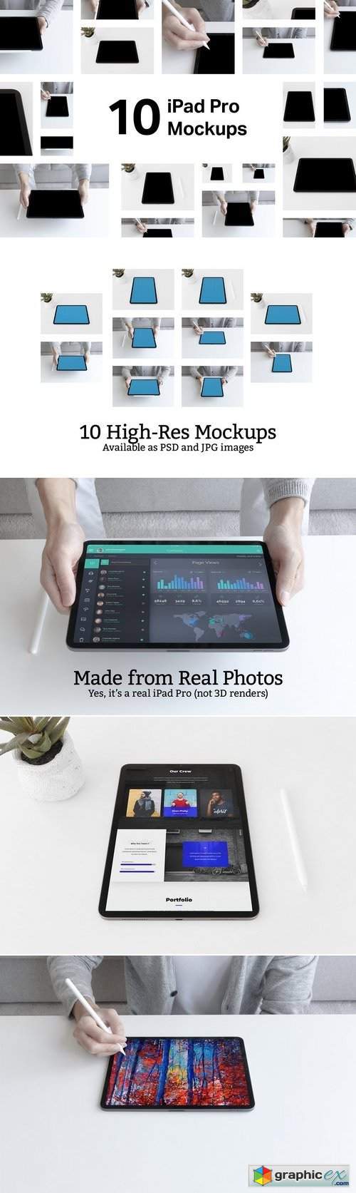 10 iPad Pro (3rd Generation) Mockups