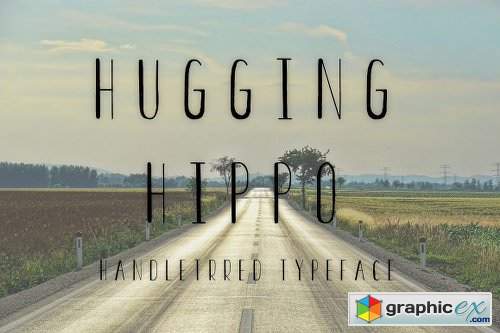 HUGGING HIPPO Font