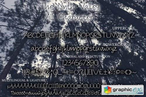 The Ninth Valley Font