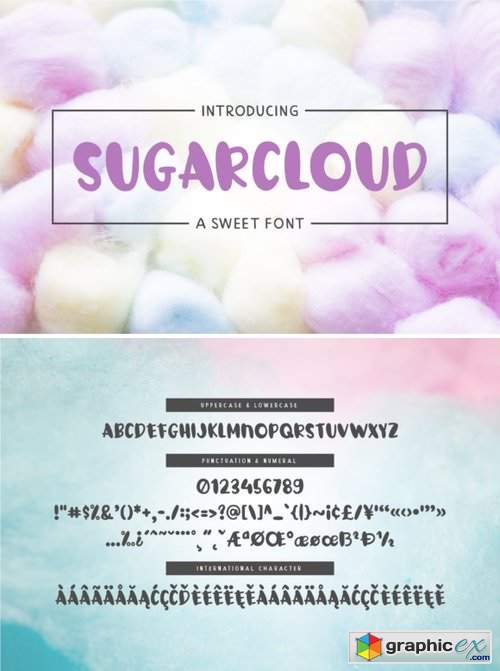 SugarCloud Font