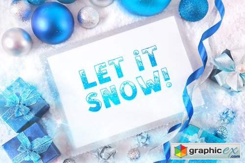 SNOW - Font Family for Christmas!