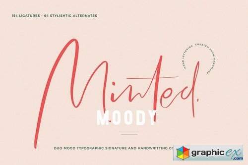 Minted Mood Font duo