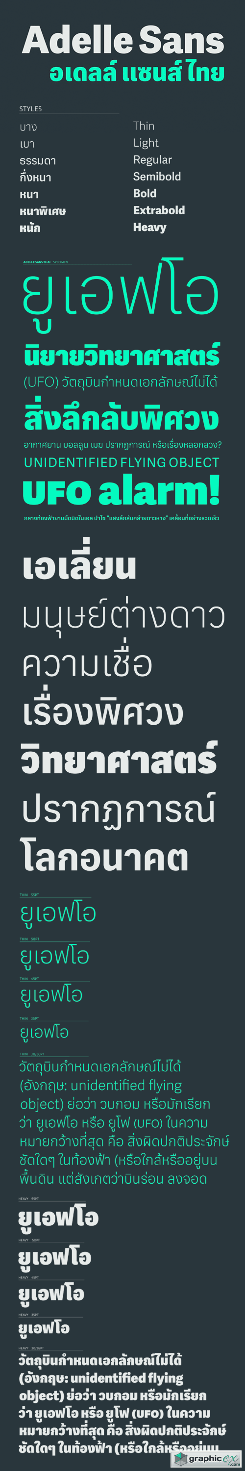 Adelle Sans Thai Font Family