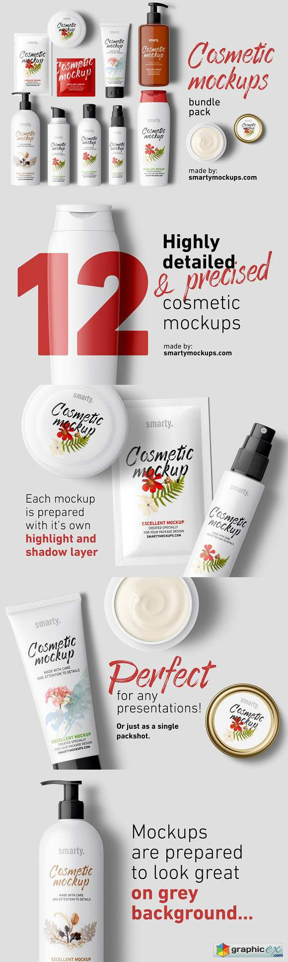 Cosmetic Mockups Bundle Pack