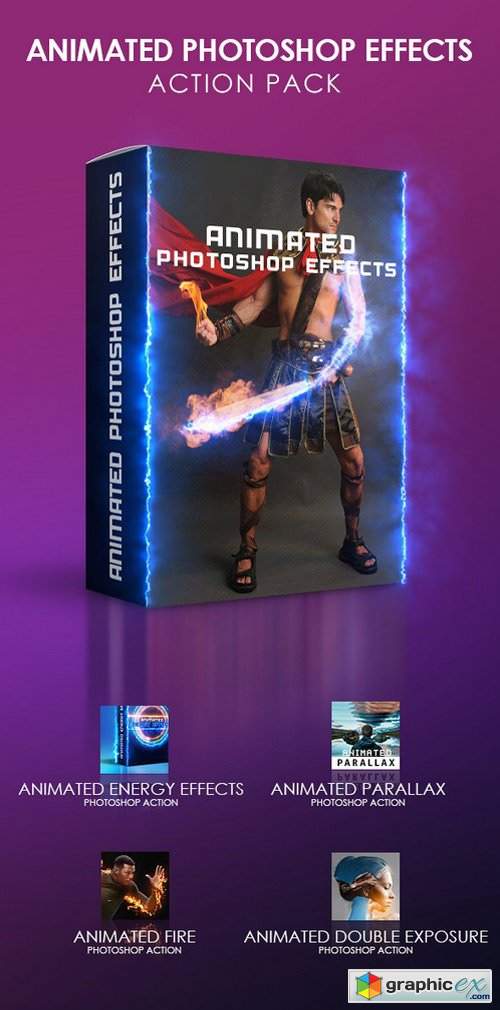 animated photoshop effects action pack free download