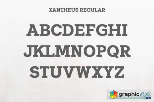 Xantheus Font Family - 2 Fonts