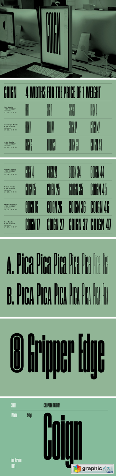 Coign Pro Font Family