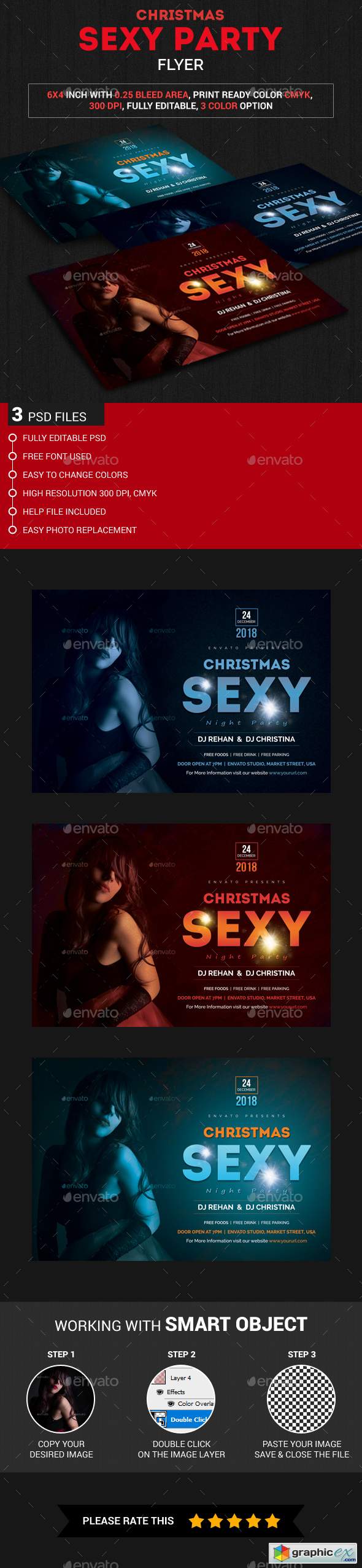 Christmas Sexy Party Flyer