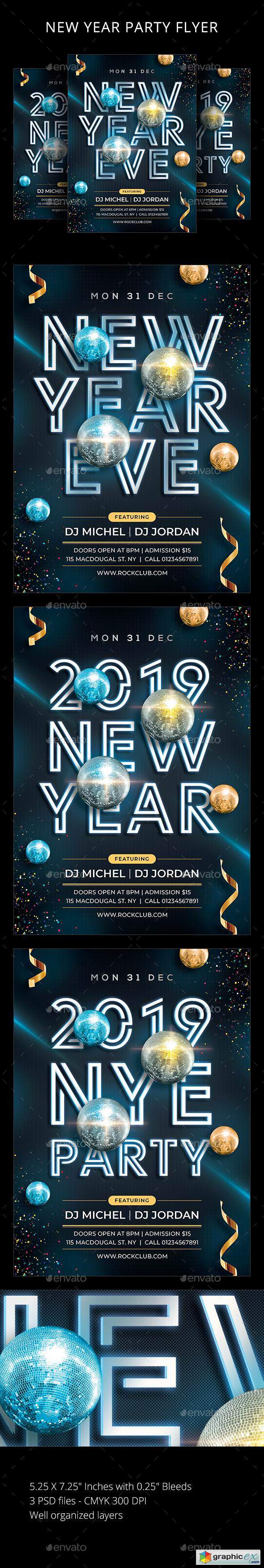 New Year Flyer 22904852