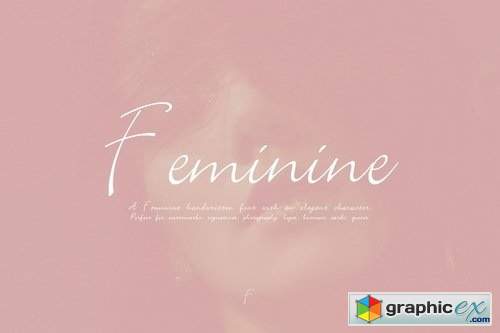 Feminine - Handwritten Font