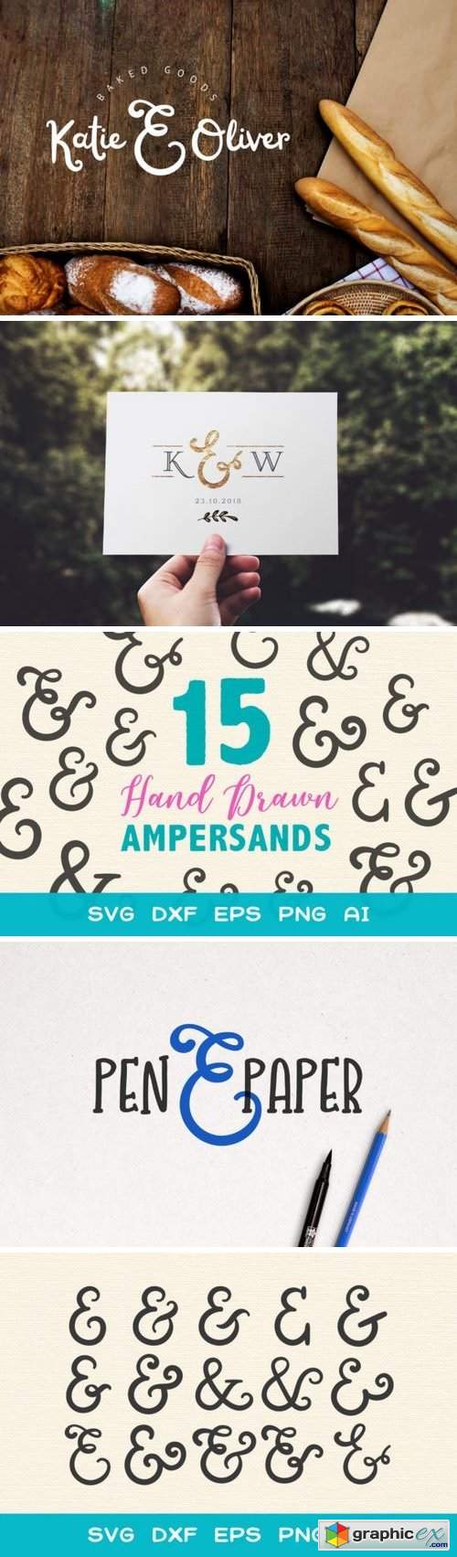 15 Ampersands for Crafters SVG
