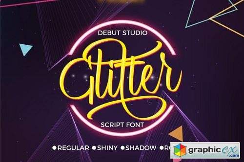 Glitter Script Font