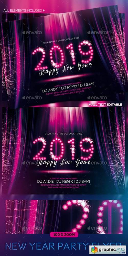New year Party Flyer 22931759