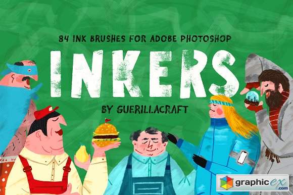 Inkers for Adobe Photoshop