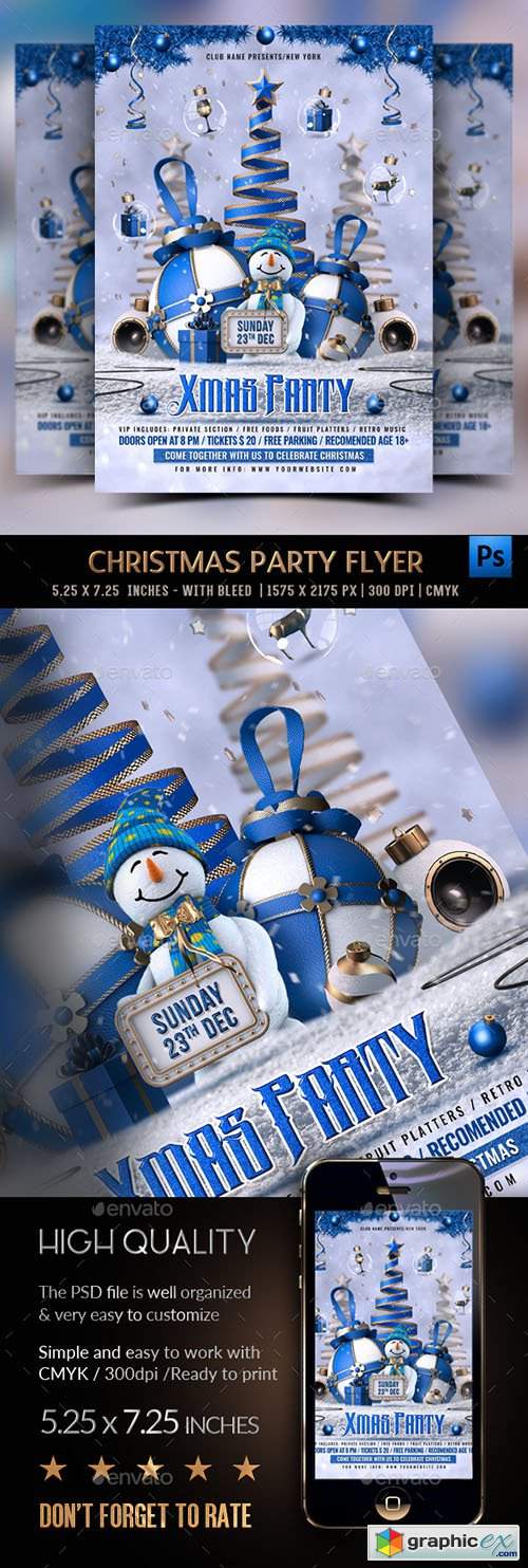 Christmas Party Flyer 22922851