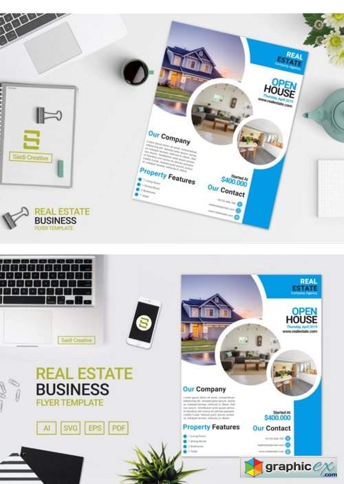 Real Estate Business Flyer Template