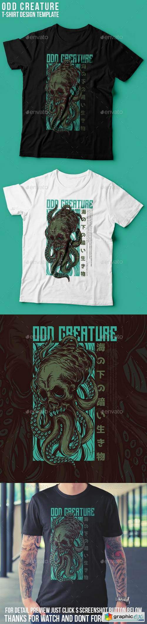 Odd Creature T-Shirt Design